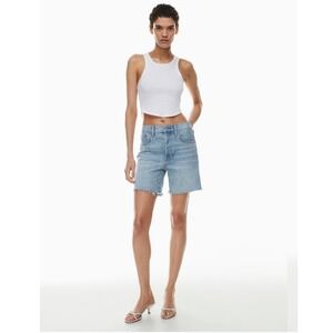 DENIM FORUM THE YOKO HI-RISE THIGH SHORT ARITZIA‎ Size 28 Jorts